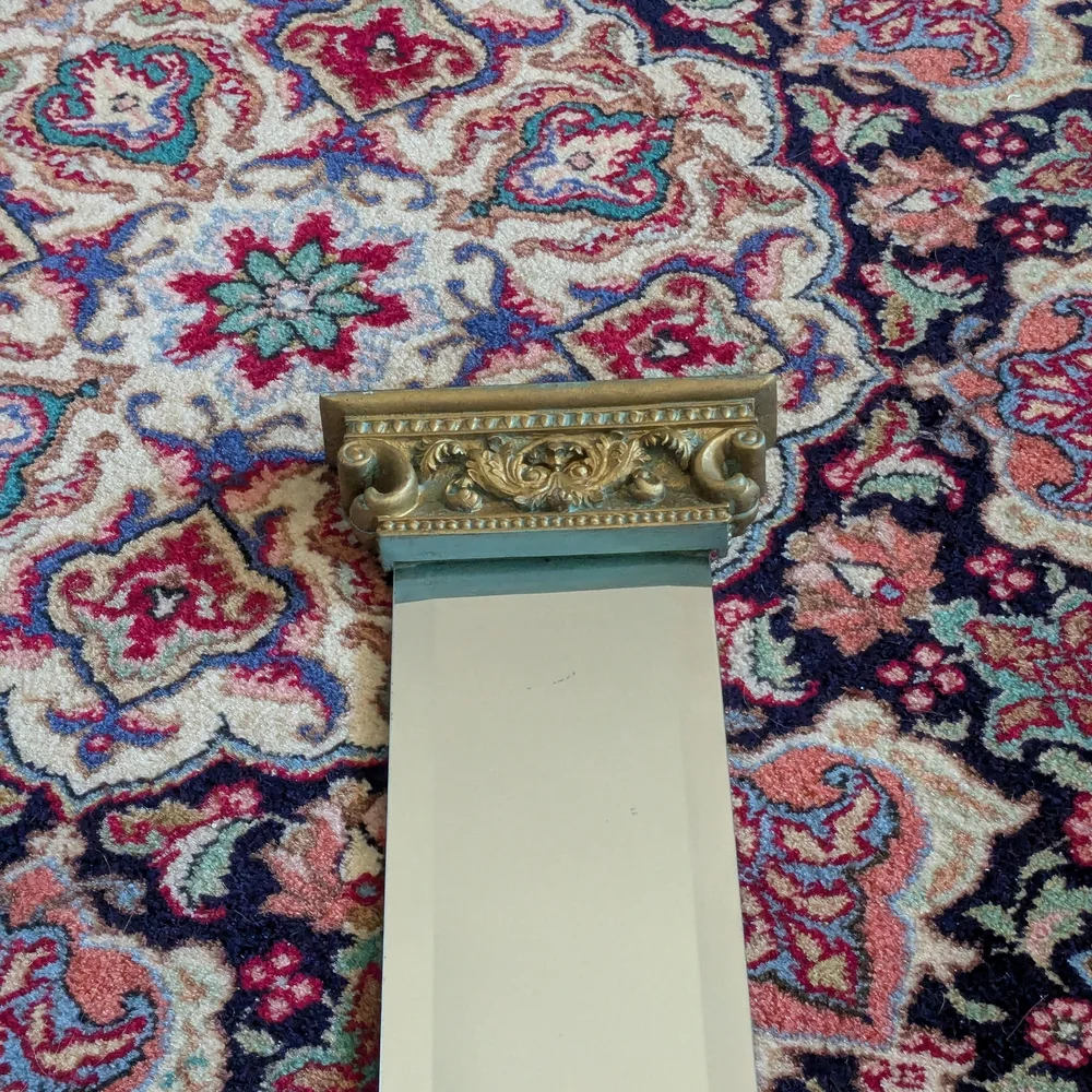 Vintage-Inspired Gold Wall Mirror